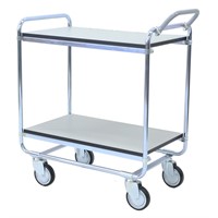 Trolley, ESD, 2 shelves, height 810, 800x430mm