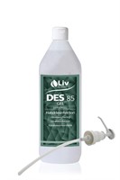 Hand desinfection gel 85, 1L w. pump