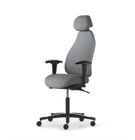 Chair, MALM 6000, ESD, high back w neckrest, DUX, grey