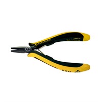 ESD flat nose pliers EURline not serrated jaws 130mm