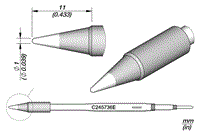 Conical Cartridge Ø 1