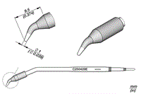 Conical Bent Cartridge Ø 1