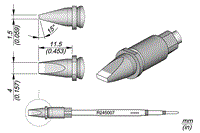 Cartridge Chisel 4 x 1.5 S1