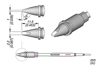 Cartridge Chisel 2.2 x 1 S1