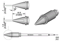 Cartridge Chisel 1.5 x 1 S1