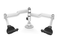 Articulated Table-Mounted Double Hand Rest